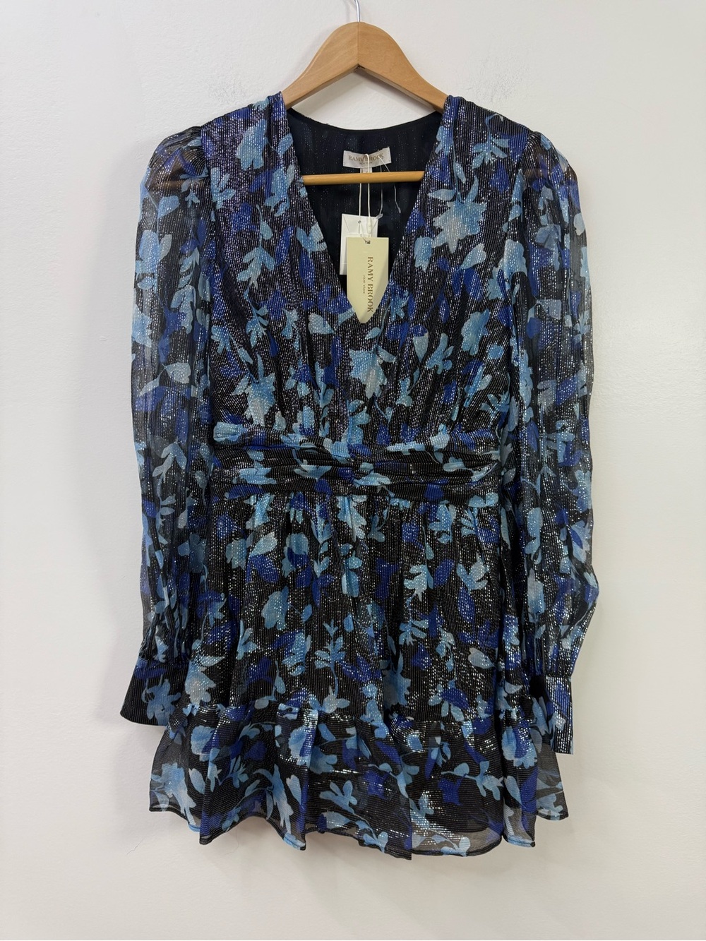 Ramy Brook Lizbeth Silk-Blend Mini Dress size XS - Picture 4 of 12